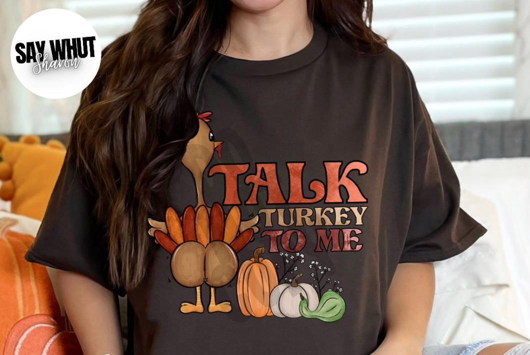 Talk Turkey To Me TSHIRT BROWN