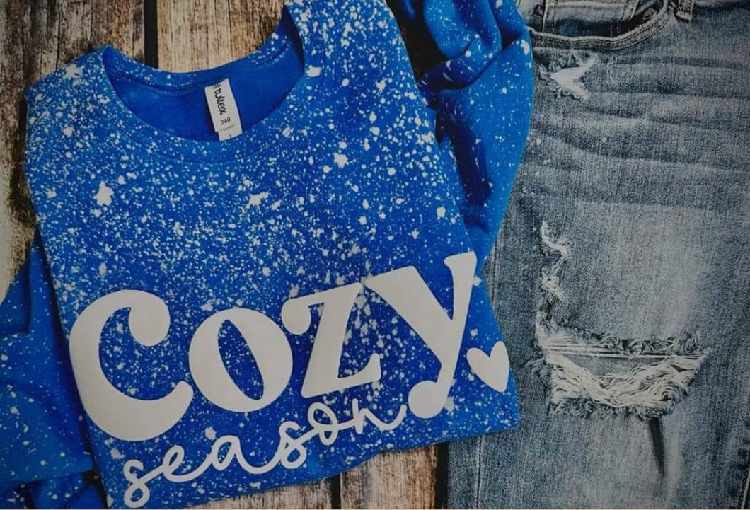 Cozy Season Sweatshirt PUFF PAINT