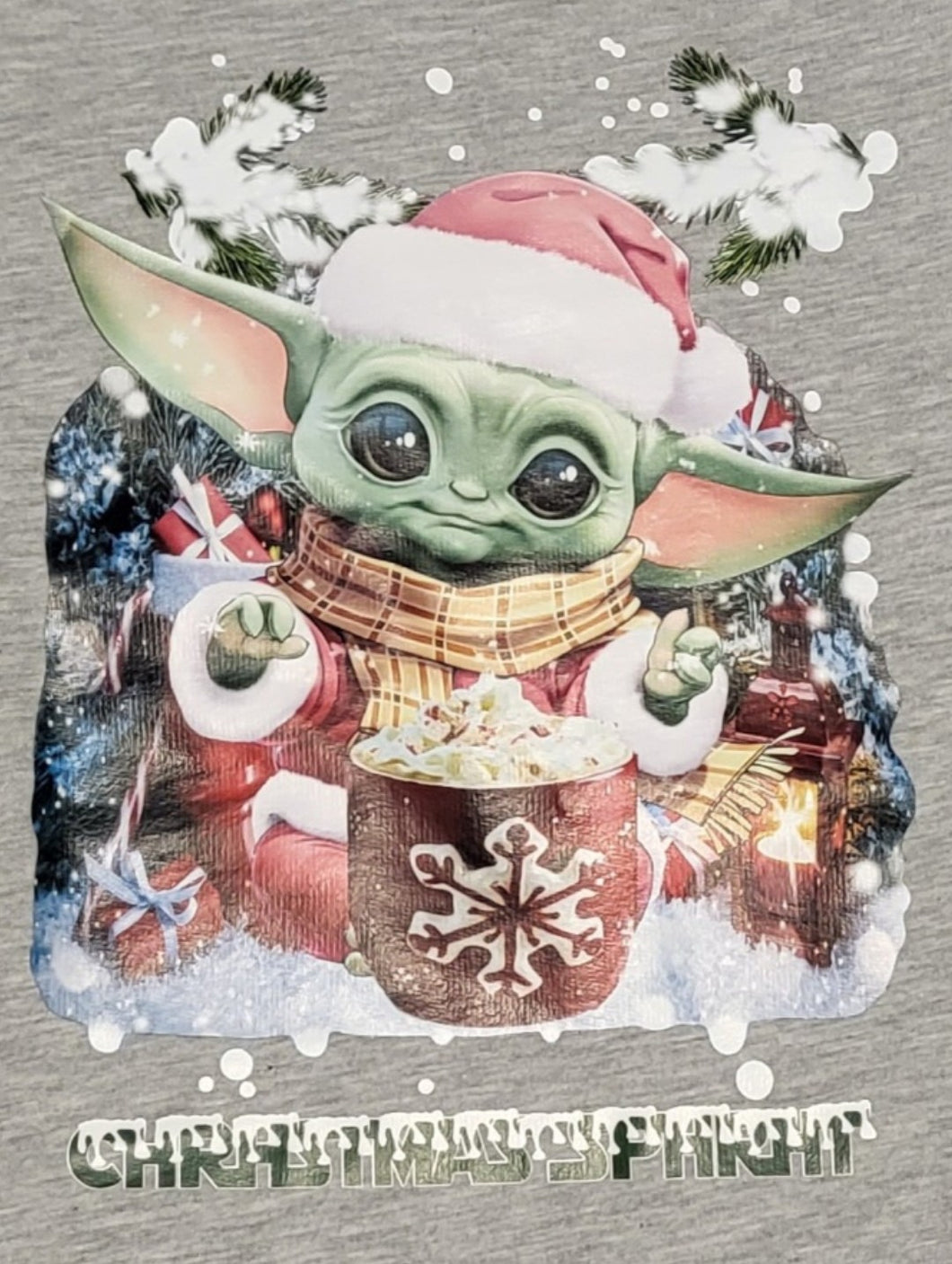Baby Yoda Christmas Spirit